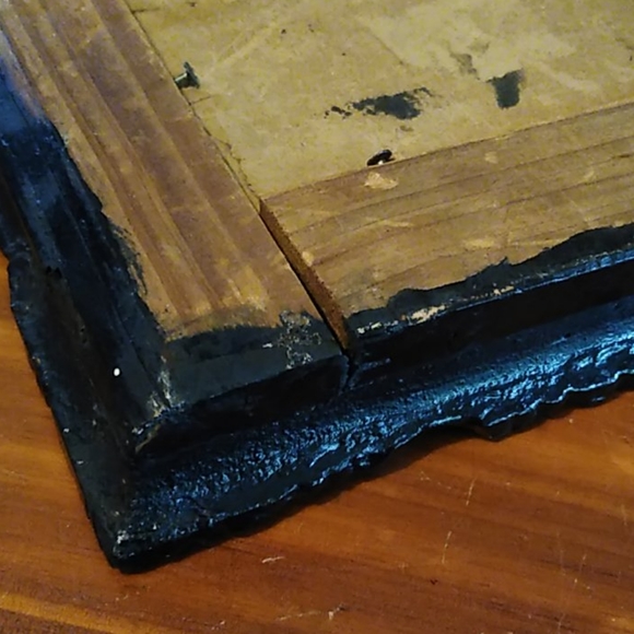 Old Antique Frame with Gentleman Silhouette - Picture 14 of 16